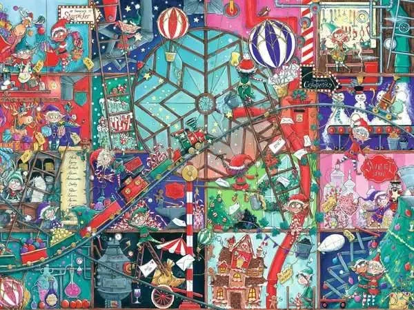 Puzzle The Elf Factory – 1500 Teile