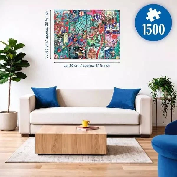 Puzzle The Elf Factory – 1500 Teile
