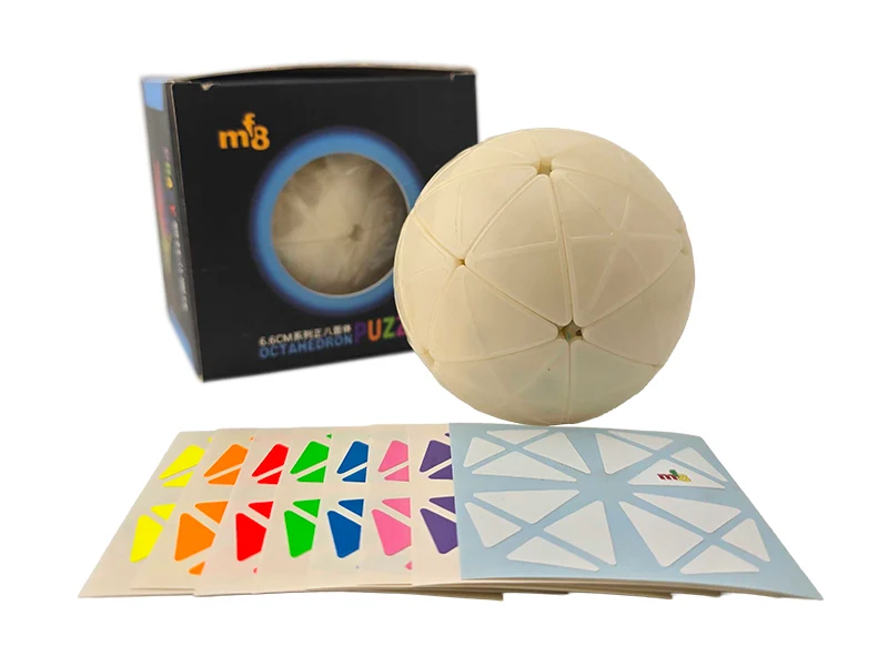 mf8 Rainbow Ball (Hybrid 2x2 + Skewb Mechanism) (DIY Stickers)