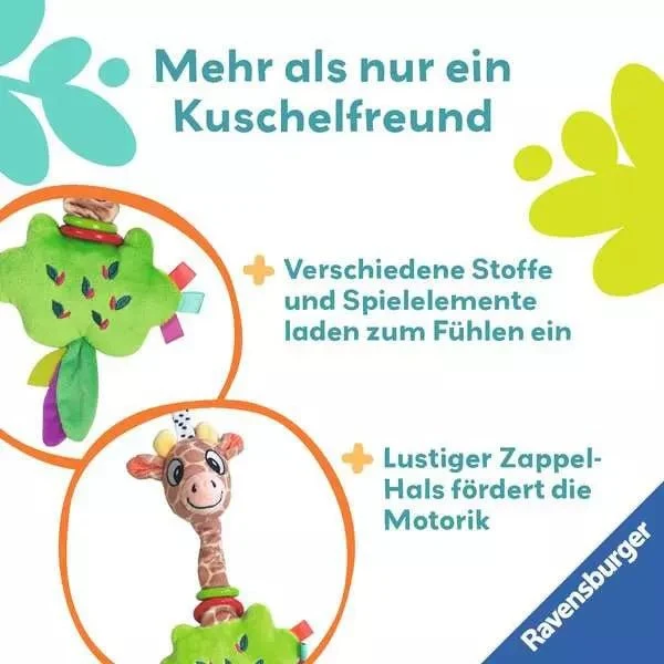 Zappel-Giraffe - Babyspielzeug ab 0 Monaten