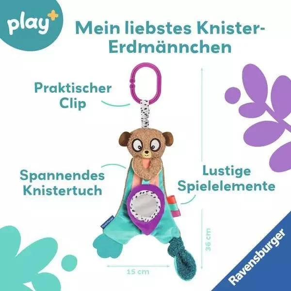 Knister-Erdmännchen - Babyspielzeug ab 0 Monaten