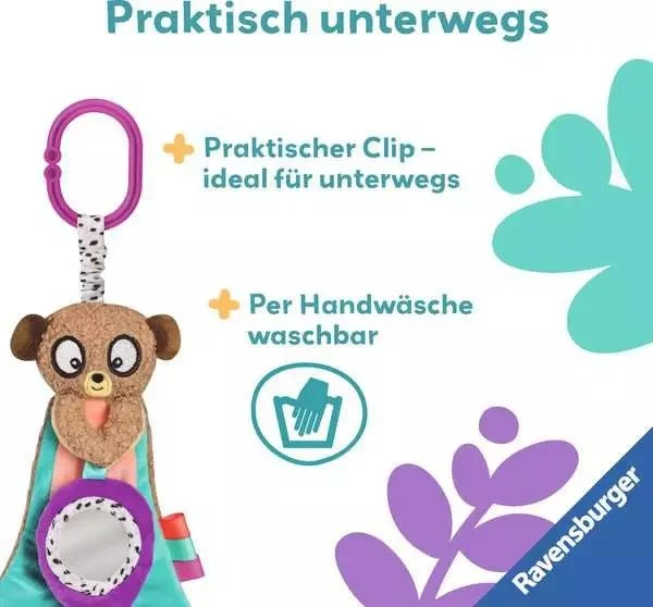 Knister-Erdmännchen - Babyspielzeug ab 0 Monaten