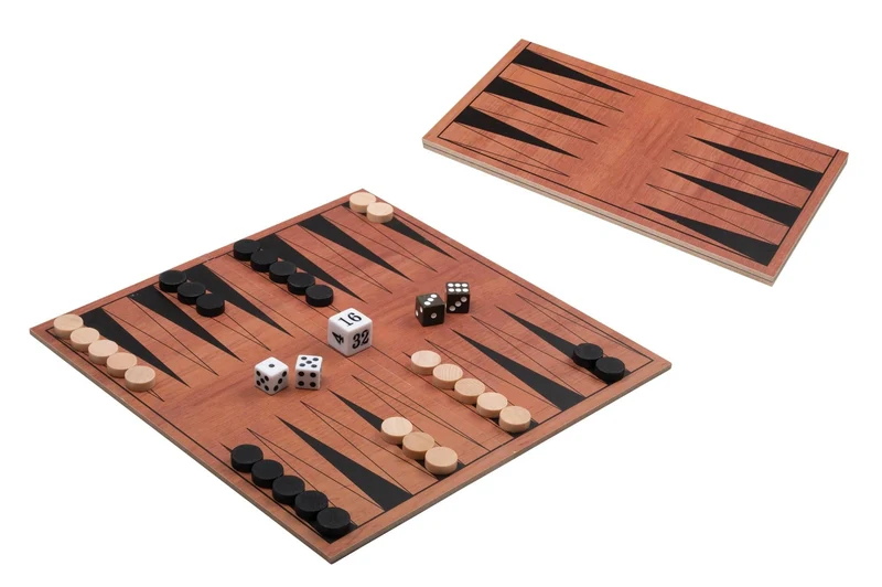 Backgammon Set Holz kompakt – Philos