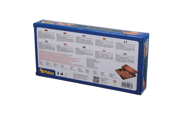 Backgammon Set Holz kompakt – Philos
