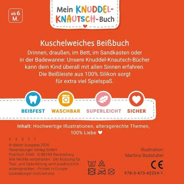 Mein Knuddel-Knautsch-Buch flip&pop – Meine Fahrzeuge Stoffbuch
