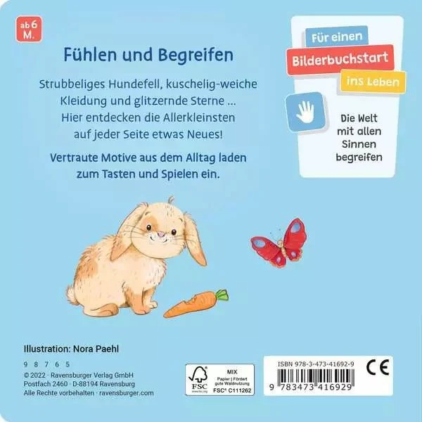 Ravensburger Mein allererstes Fühlbuch – Baby Fühlbuch ab 6 Monaten