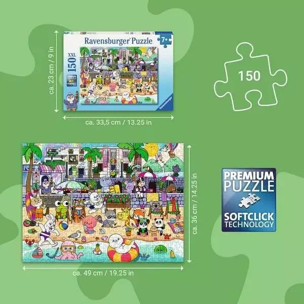 Ravensburger Strandpromenade - Kinderpuzzle 150 XXL Teile