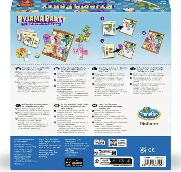 Pyjama Party Logikspiel ab 5 Jahren