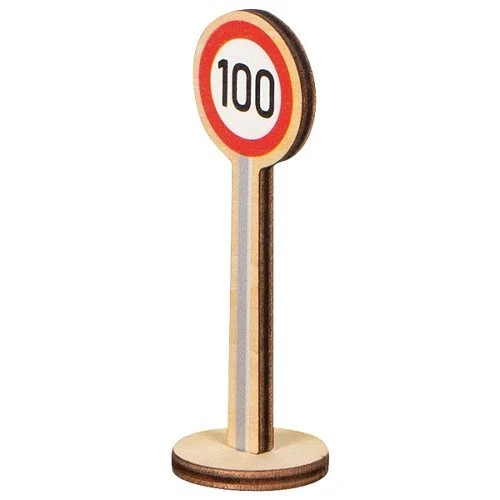 Verkehrszeichen-Set 40-teilig – Goki