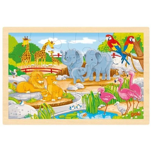 Einlegepuzzle Bauernhof & Zoo – Goki
