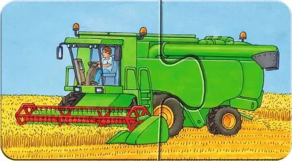 Puzzle ab 2 Jahren – Einsatzfahrzeuge in 9 Motiven mit je 2 Teilen