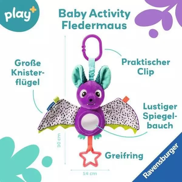 Baby Activity-Fledermaus - Babyspielzeug