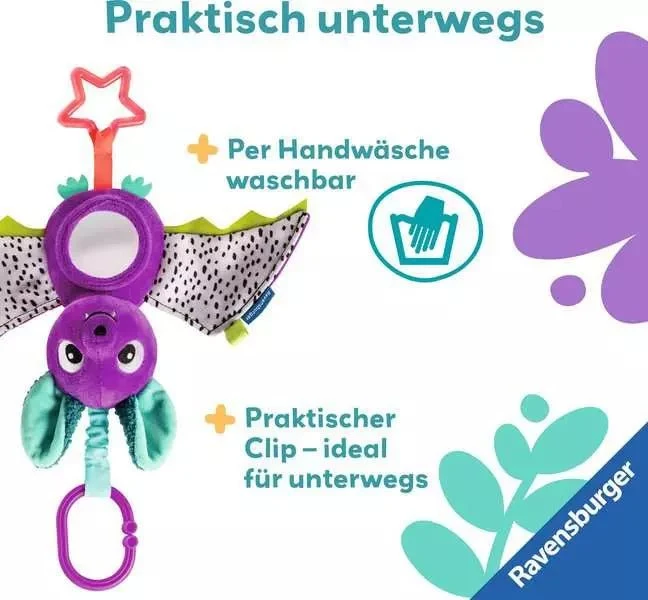 Baby Activity-Fledermaus - Babyspielzeug