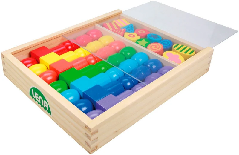 Holzfädelperlen Super Beads FSC – Simm Spielwaren