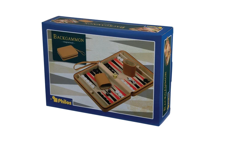 Backgammon Reisespiel magnetisch – Philos