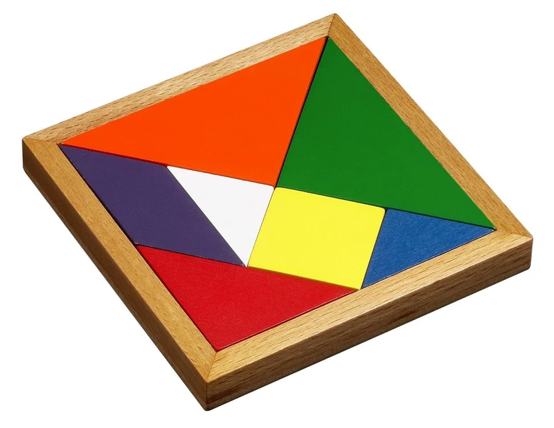 Tangram bunt aus Holz ab 6 Jahren – Philos