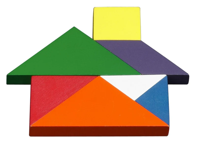 Tangram bunt aus Holz ab 6 Jahren – Philos