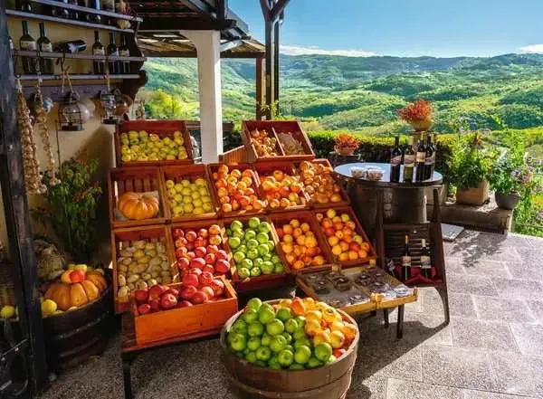 Obst-Gemüsemarkt Kroatien Puzzle 500 Teile – Ravensburger
