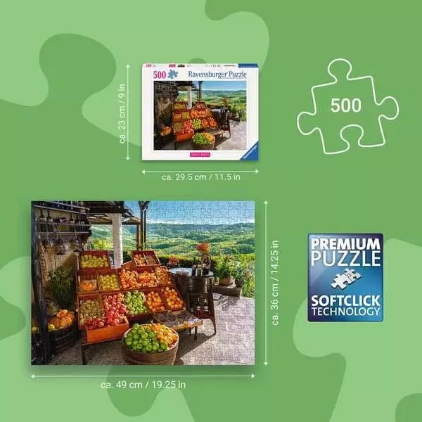 Obst-Gemüsemarkt Kroatien Puzzle 500 Teile – Ravensburger