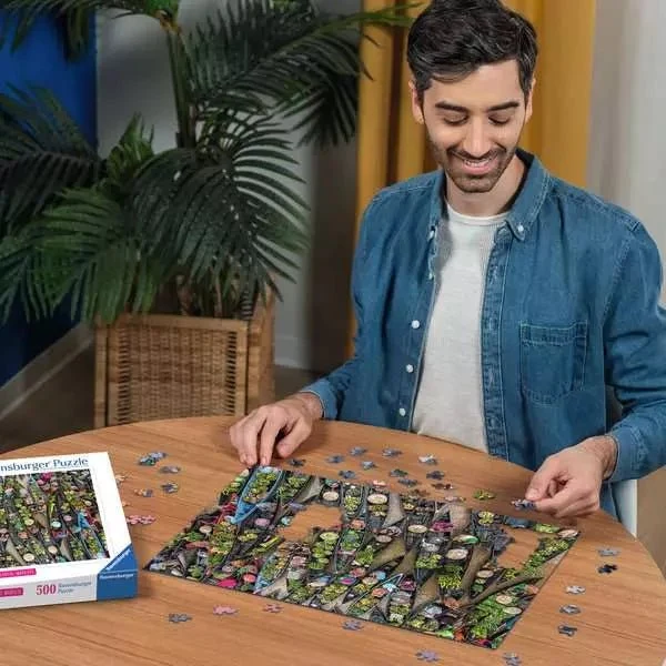 Schwimmender Markt Indonesien Puzzle 500 Teile – Ravensburger