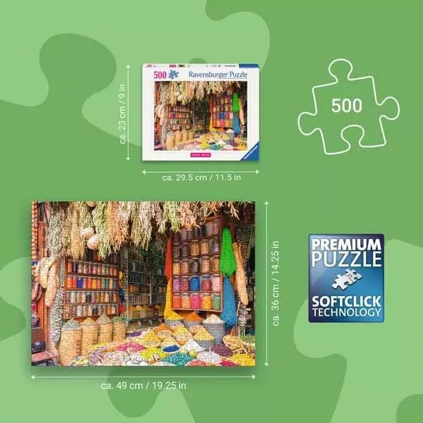 Bunte Gewürze Marokko Puzzle 500 Teile – Ravensburger