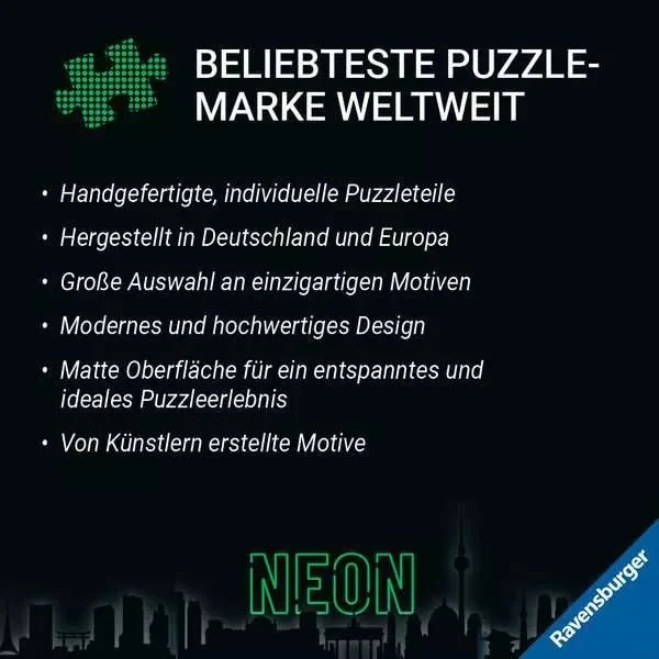 Neon Collection Berlin Puzzle 500 Teile – Ravensburger