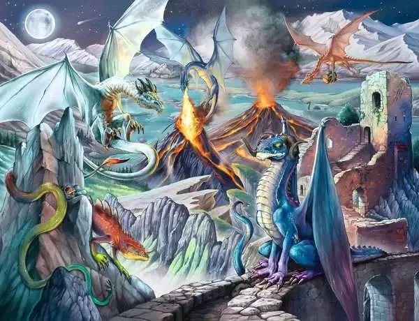 Drachenwächter Puzzle 1000 Teile – Ravensburger