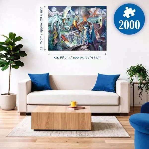 Drachenwächter Puzzle 1000 Teile – Ravensburger