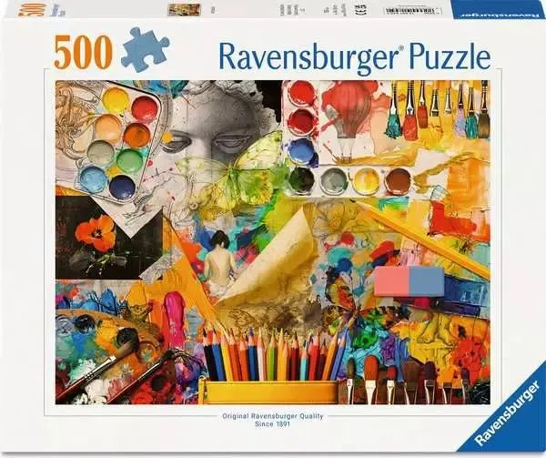 Art Studio 50 Puzzle 500 Teile ab 10 Jahren – Ravensburger