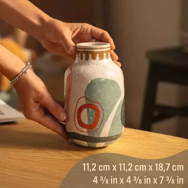3D Puzzle Vase Organic Beige 162 Teile – Ravensburger