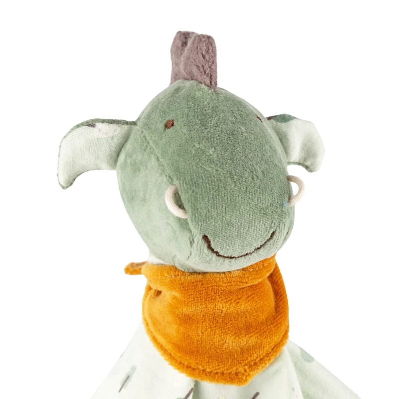 Schnuffeltuch Drache – Kuscheltuch aus Baumwolle ab 0 Monaten