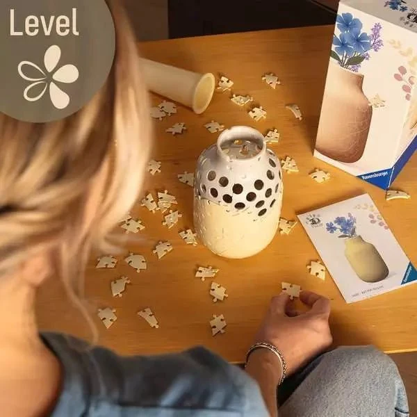 3D Puzzle Vase Butter-Yellow 162 Teile – Ravensburger
