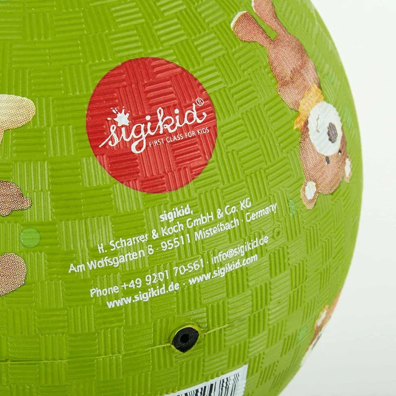 Babyspielzeug Kautschuk Playball - Tiere baby grün