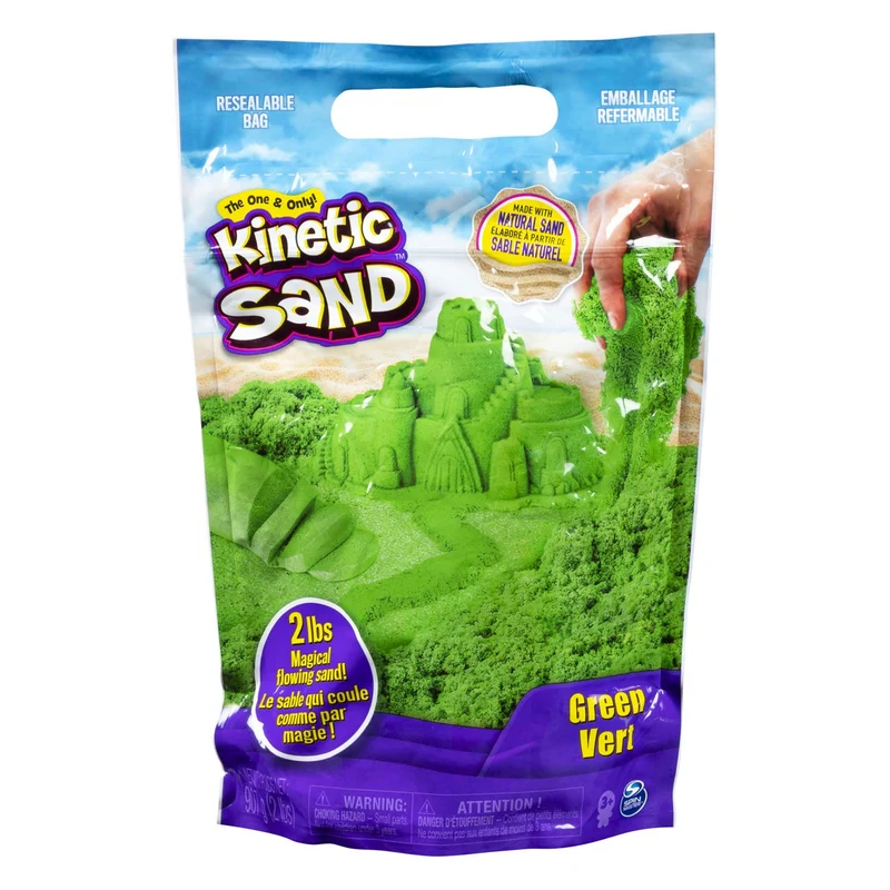 Kinetischer Sand Grün – Colour Bag 907 g