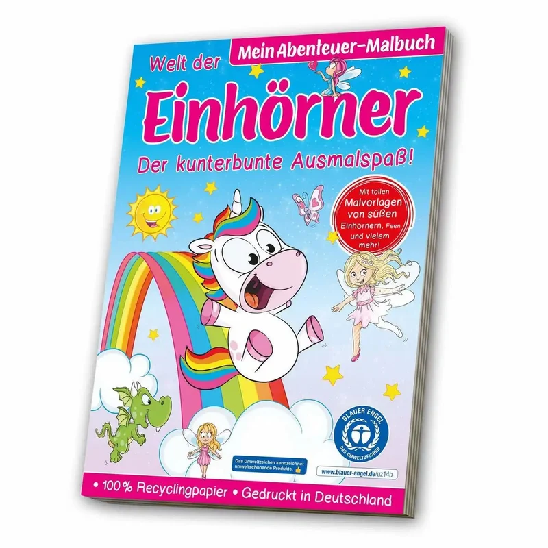 Mein zauberhaftes Malbuch Welt der Einhörner