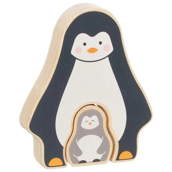 Goki Aufstellpuzzle Pinguin – Holzspielzeug ab 1 Jahr