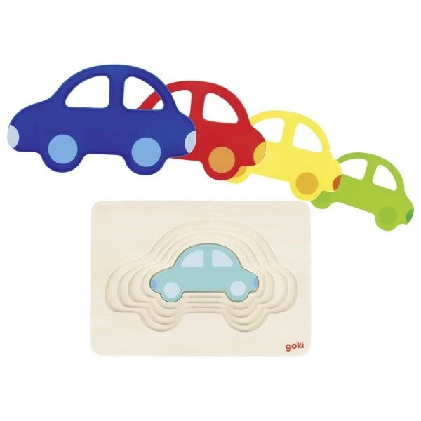 Schichtenpuzzle Auto ab 2 Jahren – Goki