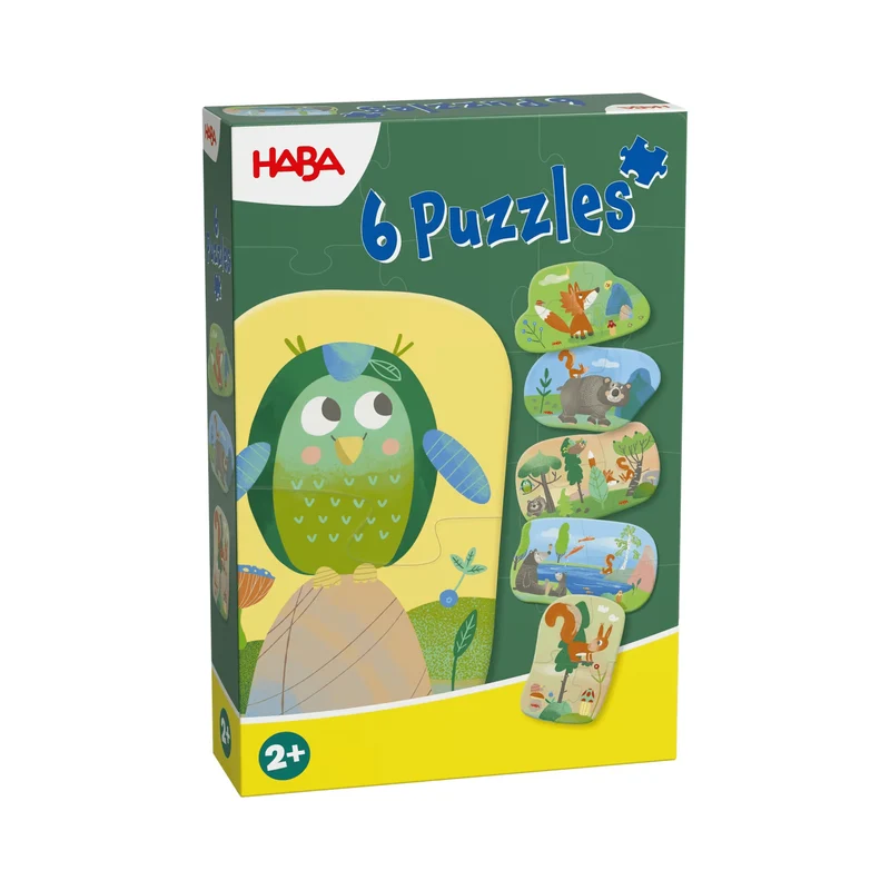 HABA 6 erste Puzzles – Waldtiere Puzzle ab 2 Jahren