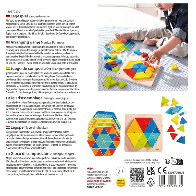 Legespiel Zauberdreiecke ab 3 Jahren – Haba