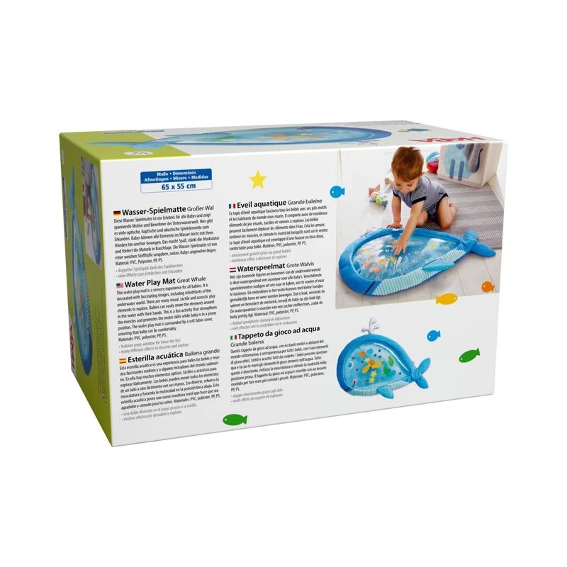 Wasser-Spielmatte Großer Wal ab 6 Monaten – Haba