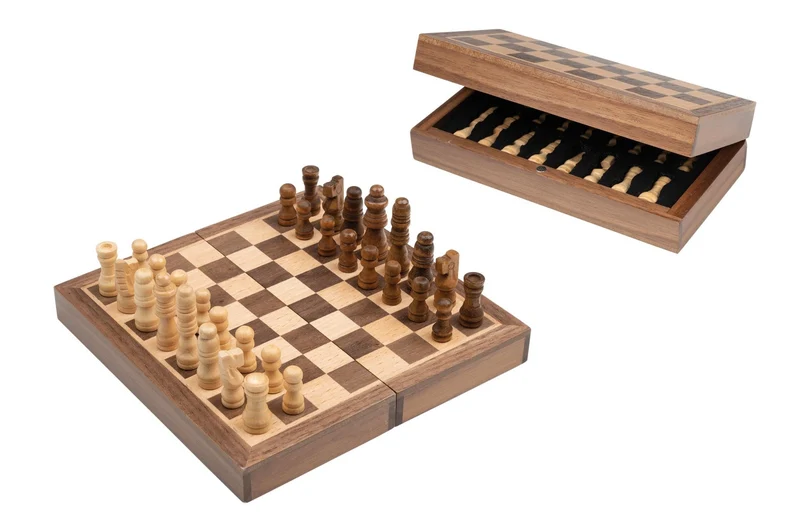 Schachkassette magnetisch, Reiseformat – Philos