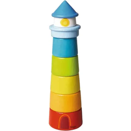 Stapelspiel Leuchtturm