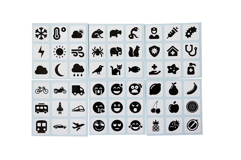 3x3 Icon Stickers