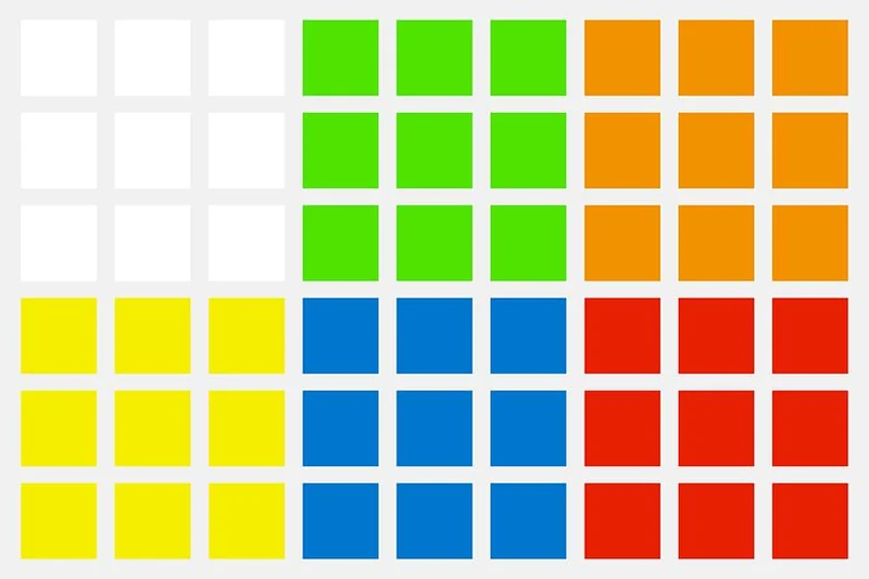MoYu RS3 M 2020 3x3 Sticker Set