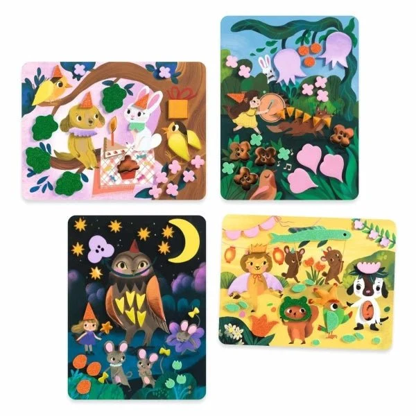 Collage Glitzerparty – Djeco