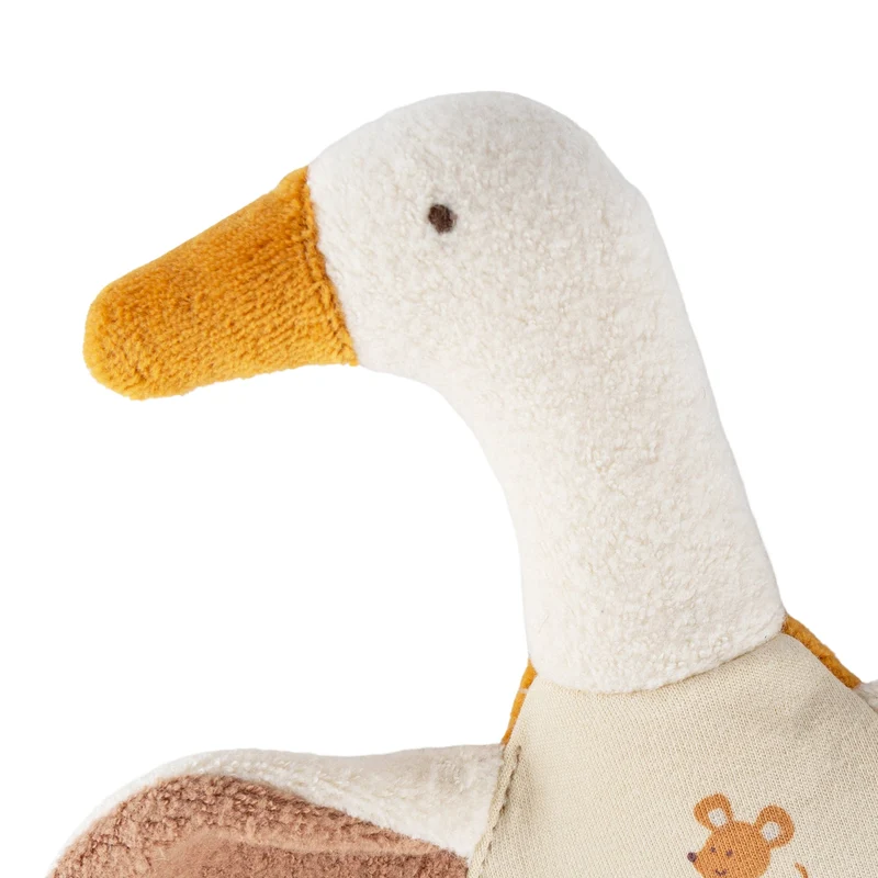 Knistertuch Gans – Greifling aus Baumwolle ab Geburt