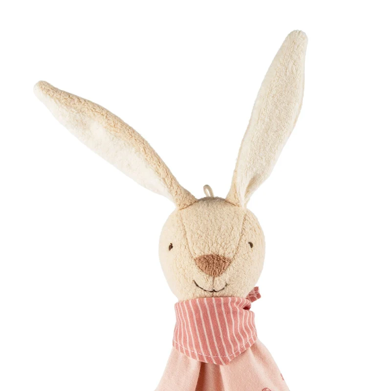 Schnuffeltuch Hase – Schmusetuch aus Baumwolle ab Geburt
