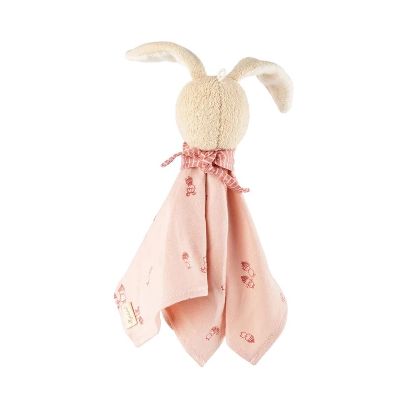 Schnuffeltuch Hase – Schmusetuch aus Baumwolle ab Geburt