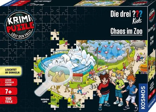 Krimi Puzzle: Die drei ??? Kids - Chaos im Zoo