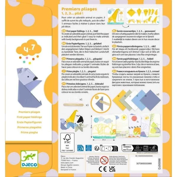 Erste Falten – 1,2,3 Fertig – Djeco